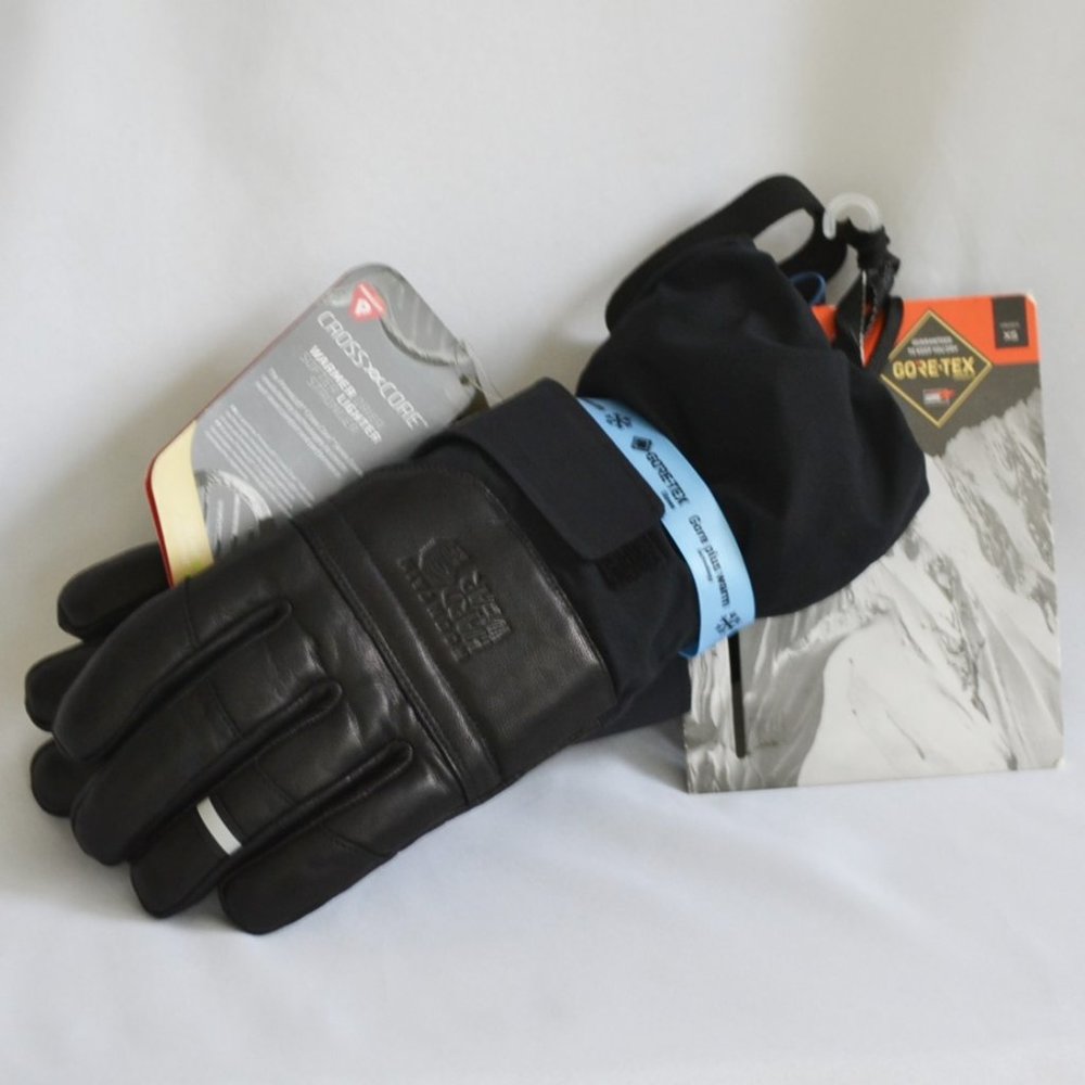 Mountain HardWear Boundary Ridge Gloves Gore Tex Black Leather Size XS